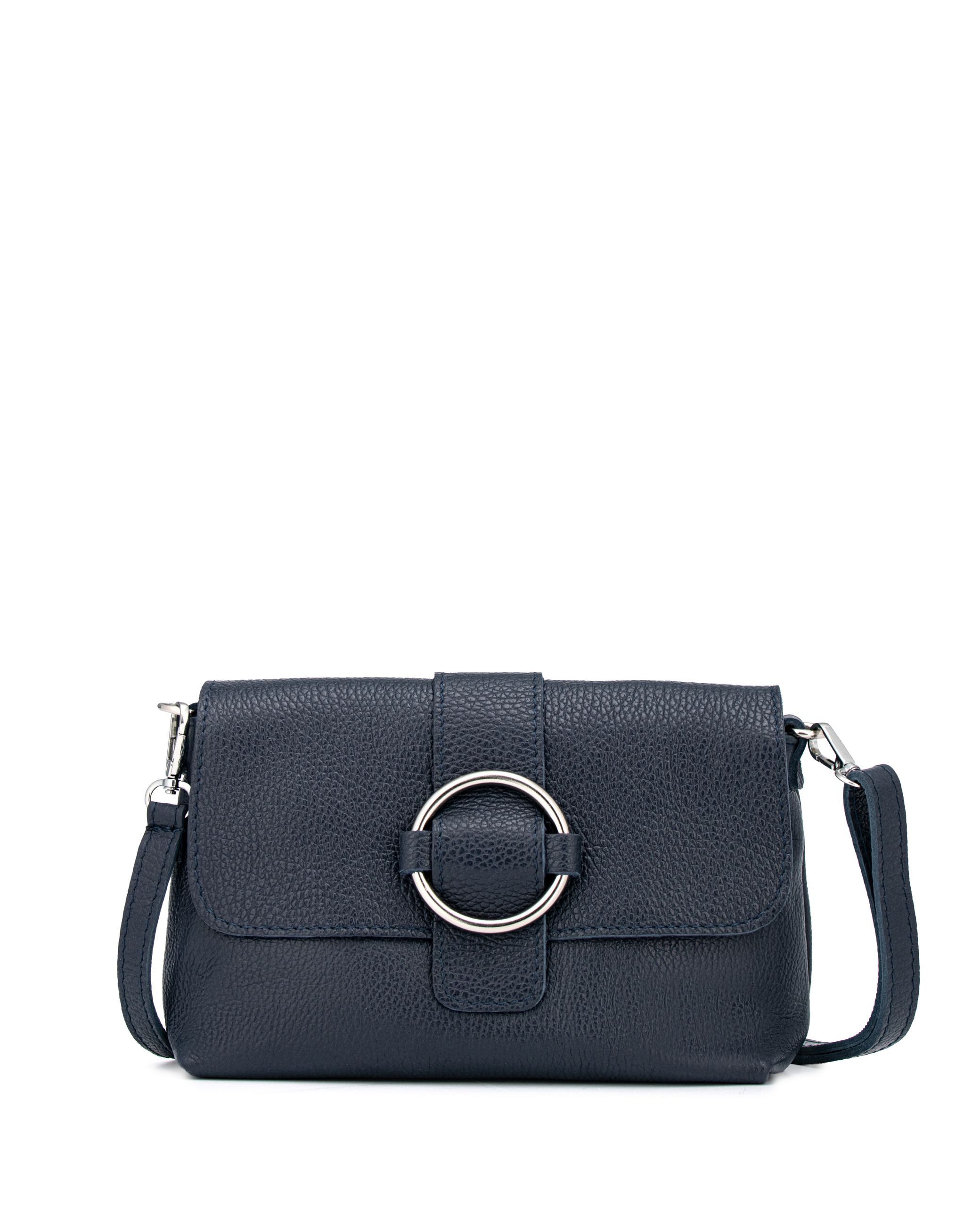 Caspar Clutch elegante Damen Leder Handtasche - Premium Line - Modell No.848, leicht, elegant & unempfindlich - 100% Echtleder - Handmade in Italy