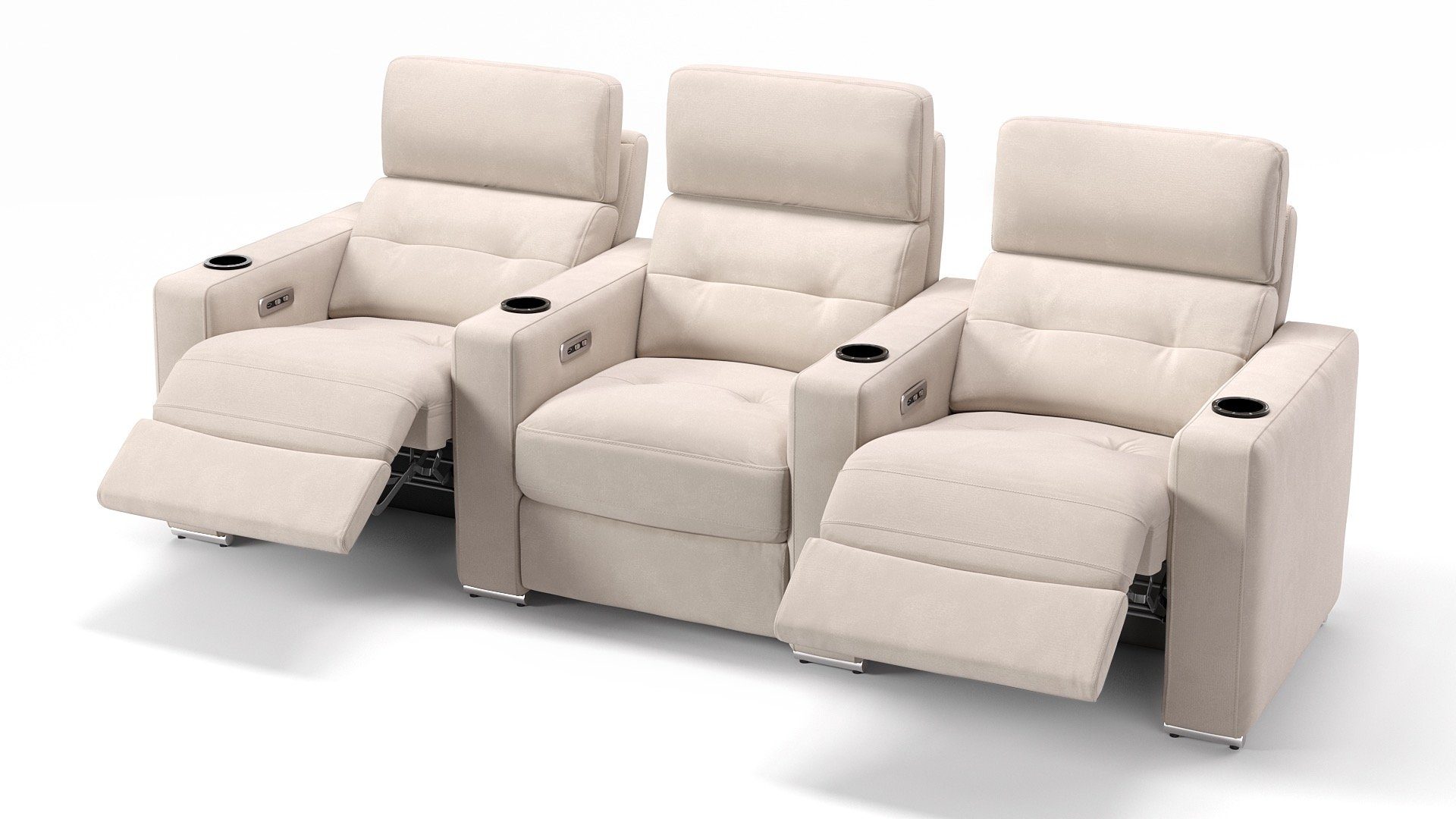 Sofanella 3-Sitzer Stoff BARI, Relaxcouch, Designersofa, Designer Sofa, 3er Couch, Sofagarnitur