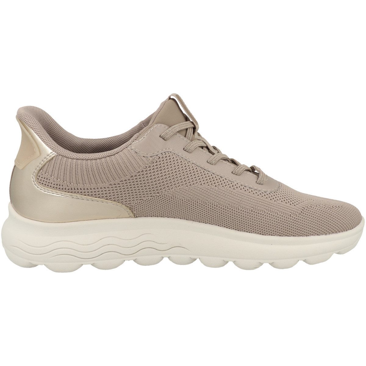 Geox D Spherica Plus A Damen Sneaker Turnschuhe, Sportschuhe, Freizeitschuhe, Halbschuhe, Schnürschuhe