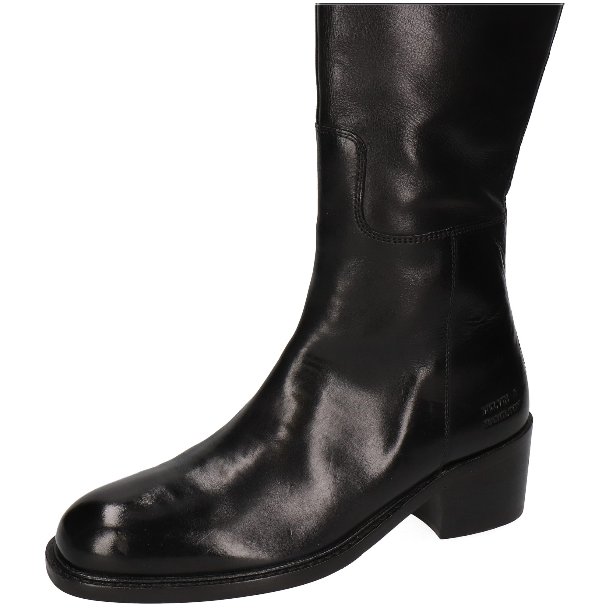 Melvin & Hamilton Shay 4 Leder-Stiefel für Damen Stiefel Block-Absatz, Echtes Leder, Vegetabile Gerbung