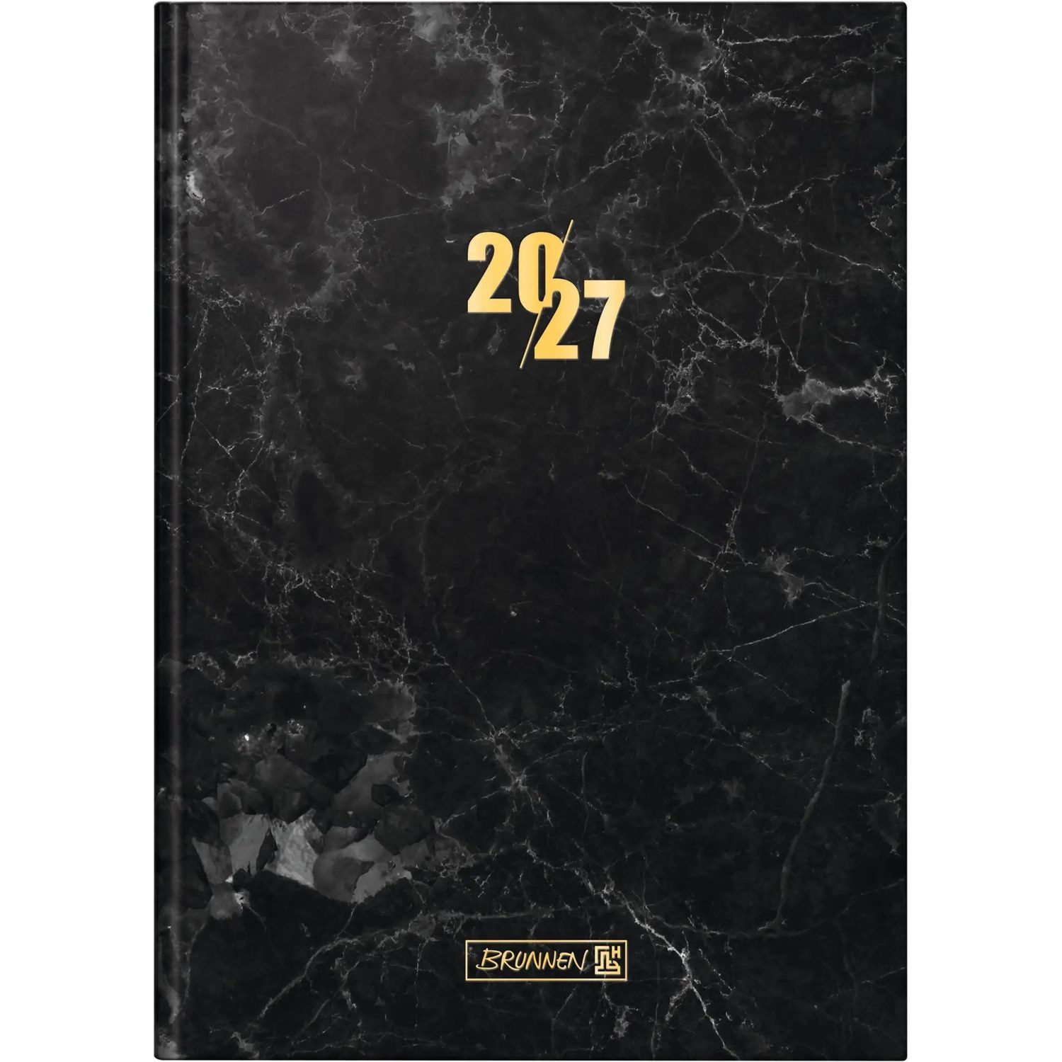Baier & Schneider Taschenkalender BRUNNEN 1079515067 Buchkalender Mod. 795 2027 "Graphite" A5, Papier