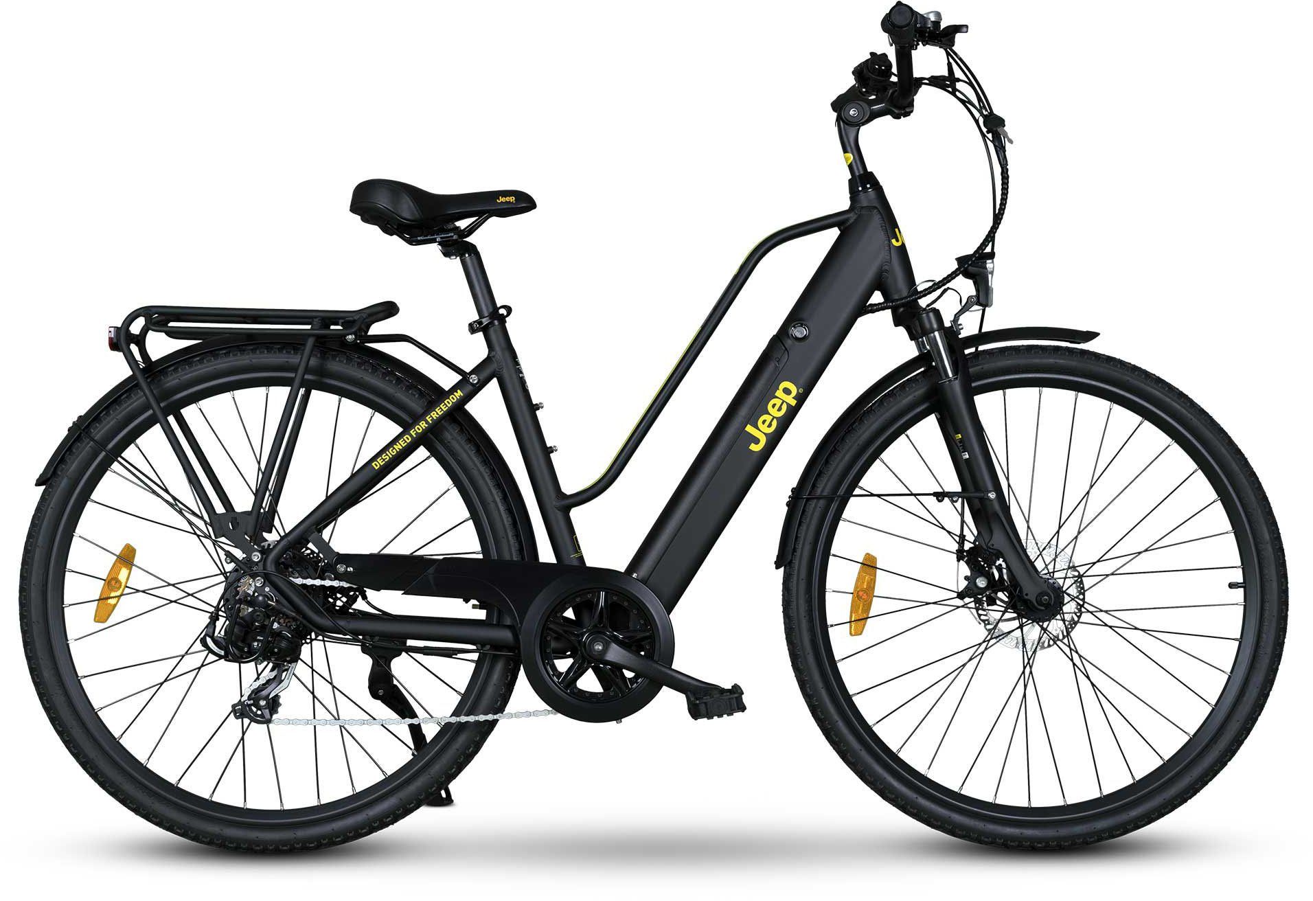 7 Akku-Ladegerät) E-Bikes TLR 7010, (mit Heckmotor, E-Bike Jeep Kettenschaltung, Gang,