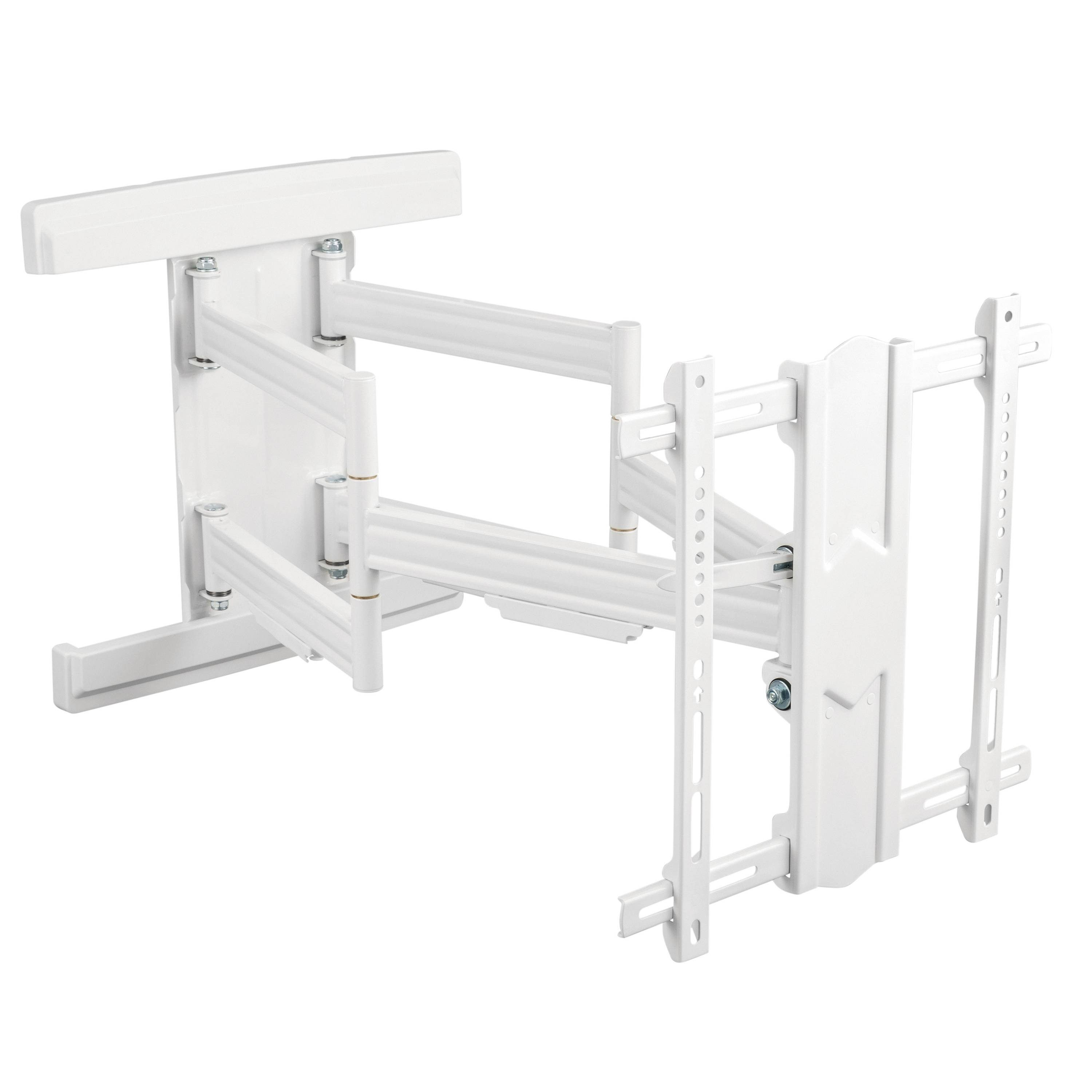 RICOO TV-Wandhalterung TV Wandhalterung robust neigbar schwenkbar multifunktional S7544-W, (bis 95 Zoll, VESA 200x200 bis 400x400, 1-tlg., 70 Kg Aufnahme, 55" bis 95" (140-241 cm) Bildschirm Diagonale, bis 17° Neigung, bis 120° Schwenkung +/-3° Drehung Monitor Wand Halter)