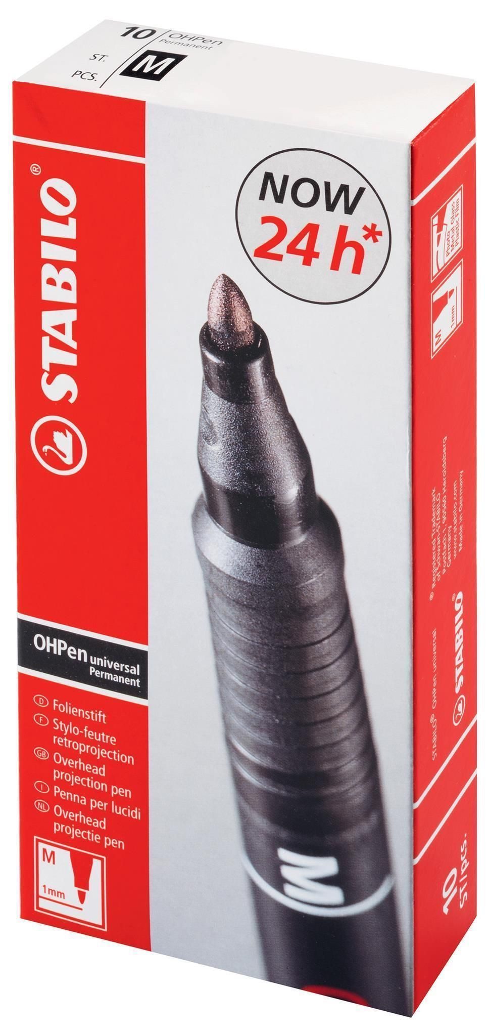 STABILO Folienstift STABILO OHPen universal permanent M schwarz