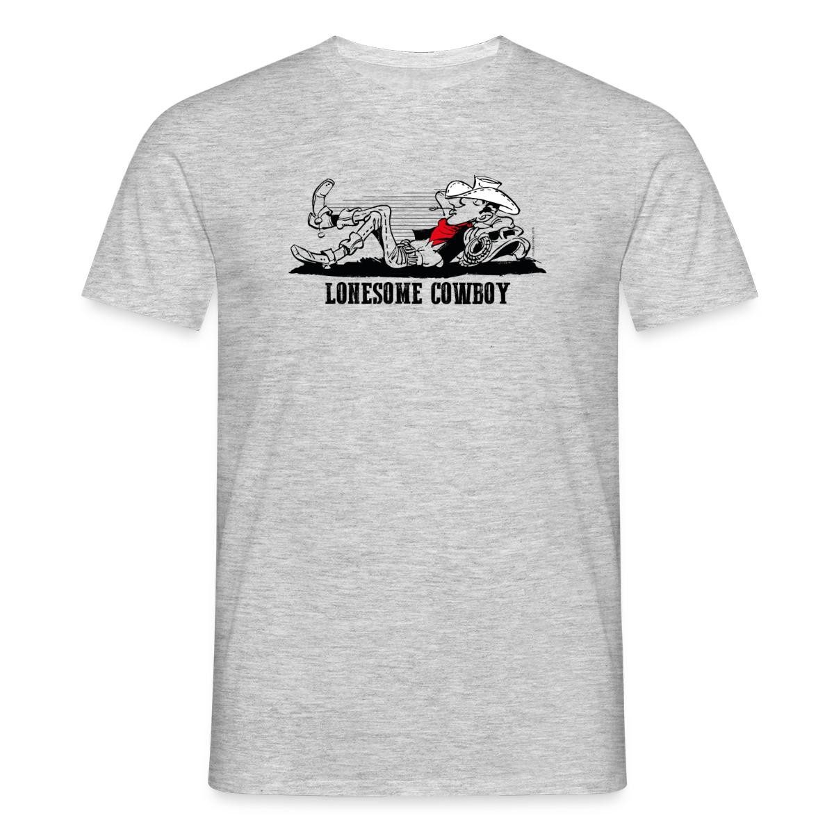 Spreadshirt T-Shirt Lucky Luke Lonesome Cowboy Männer T-Shirt (1-tlg)