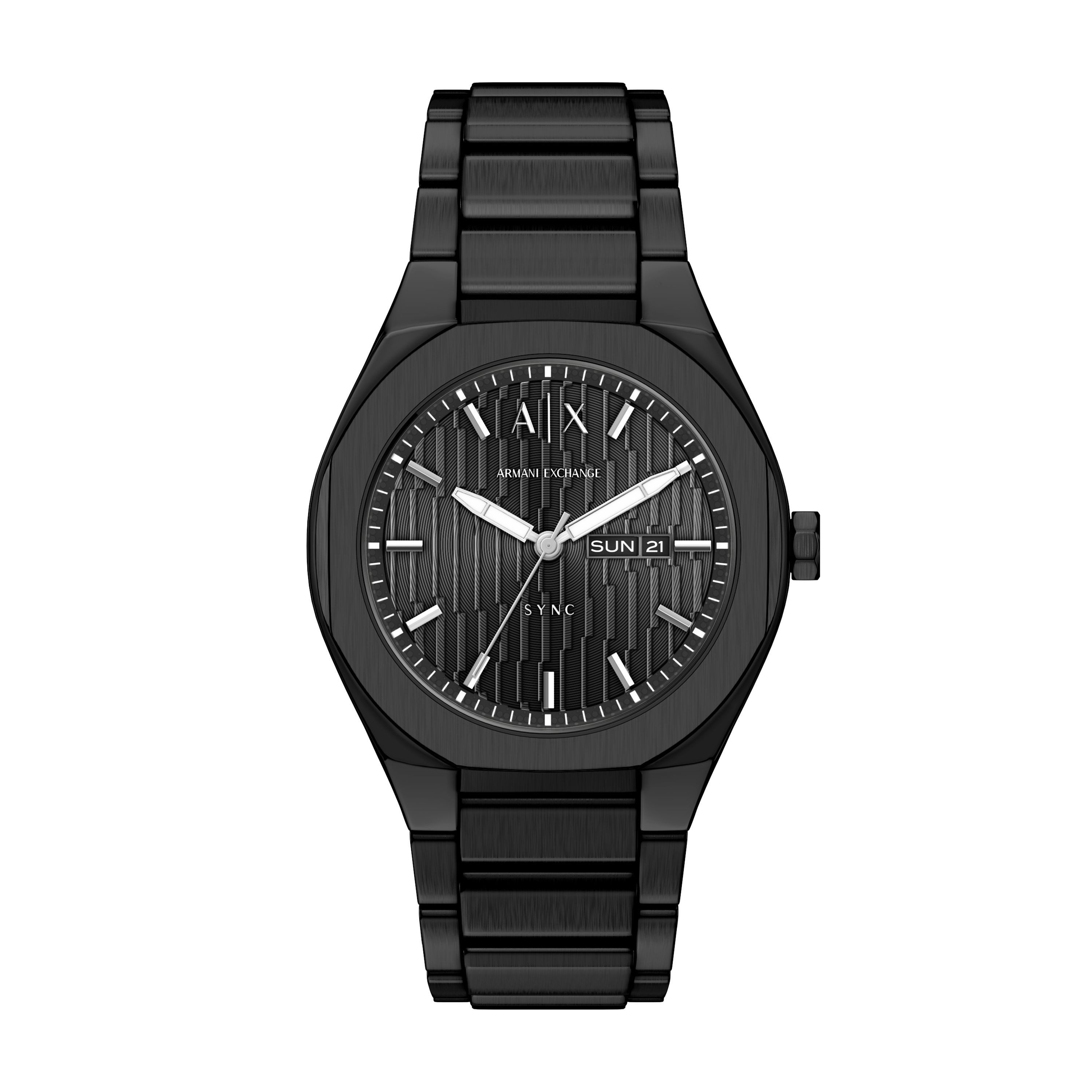 ARMANI EXCHANGE Quarzuhr AX4301, Armbanduhr, Herrenuhr, Edelstahlarmband, analog, Tag