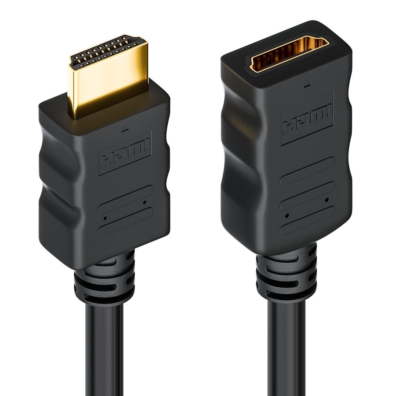deleyCON deleyCON High Speed HDMI Kabel Verlängerung 3m - Buchse zu Stecker HDMI-Kabel – Bild 3 von 5