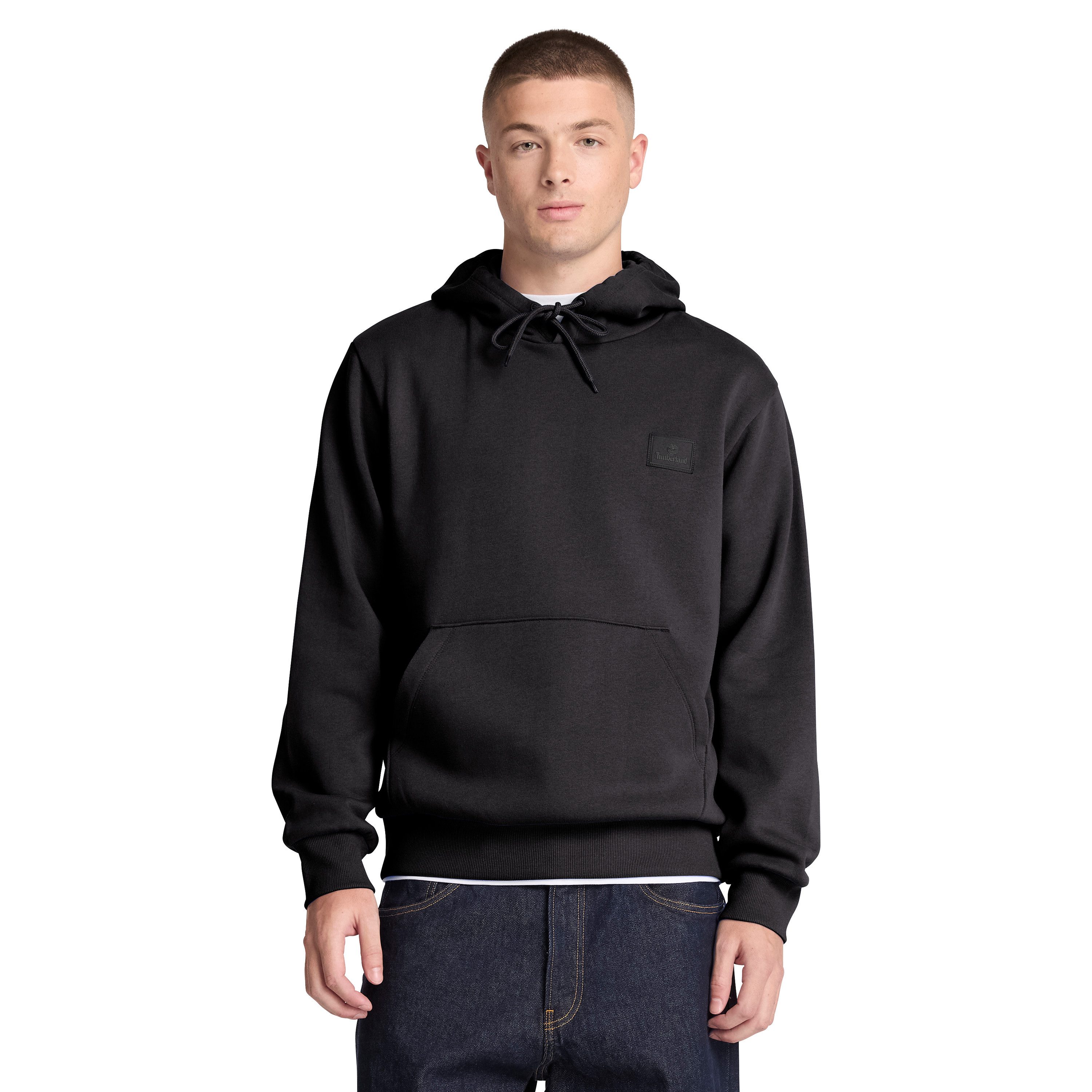 Timberland Hoodie Silicon Badge BB Hoodie aus Baumwolle und Polyester, in den Größen S bis XXXL