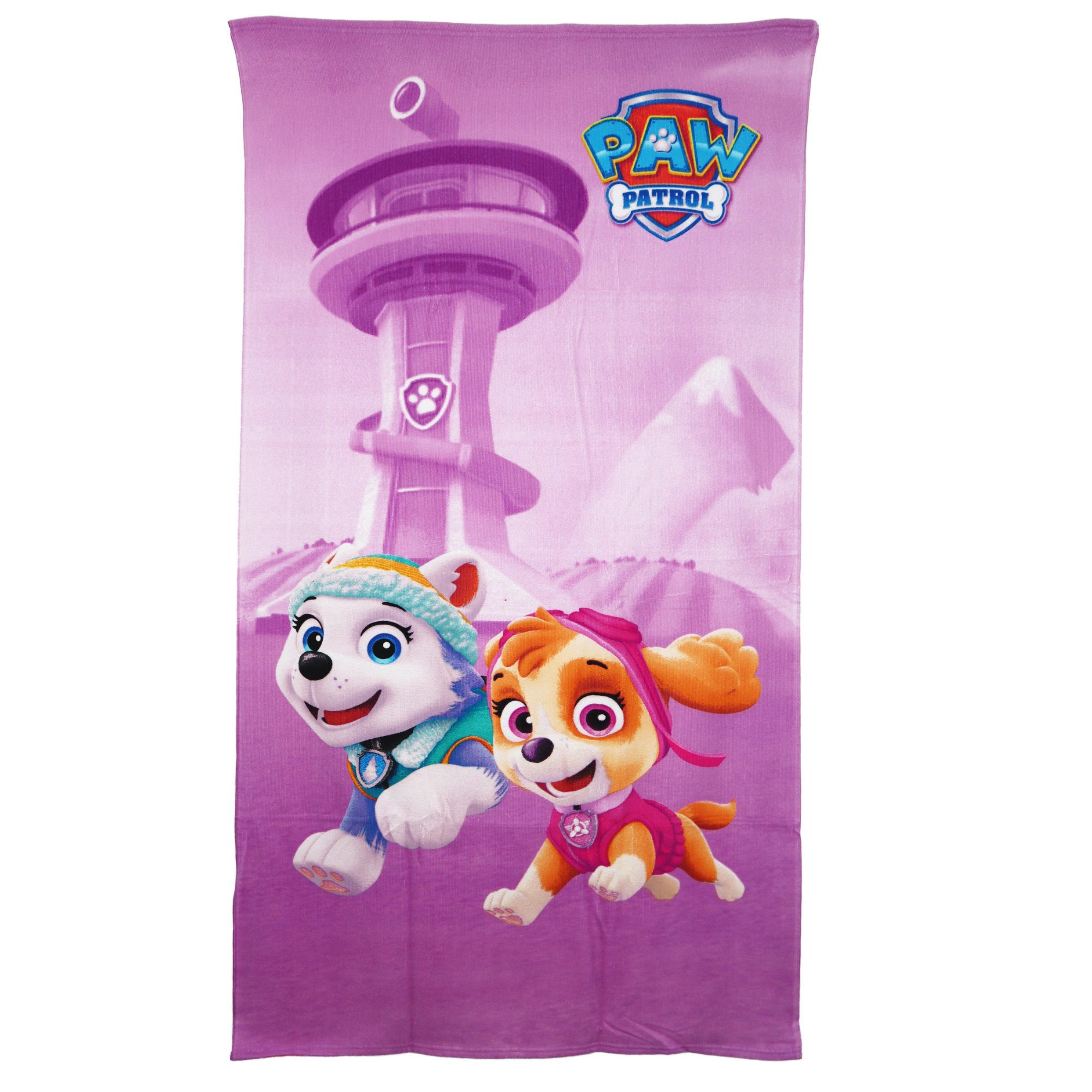 PAW PATROL Strandtuch Paw Patrol Skye Everest Mädchen Mikrofaser Badetuch 70x140 cm