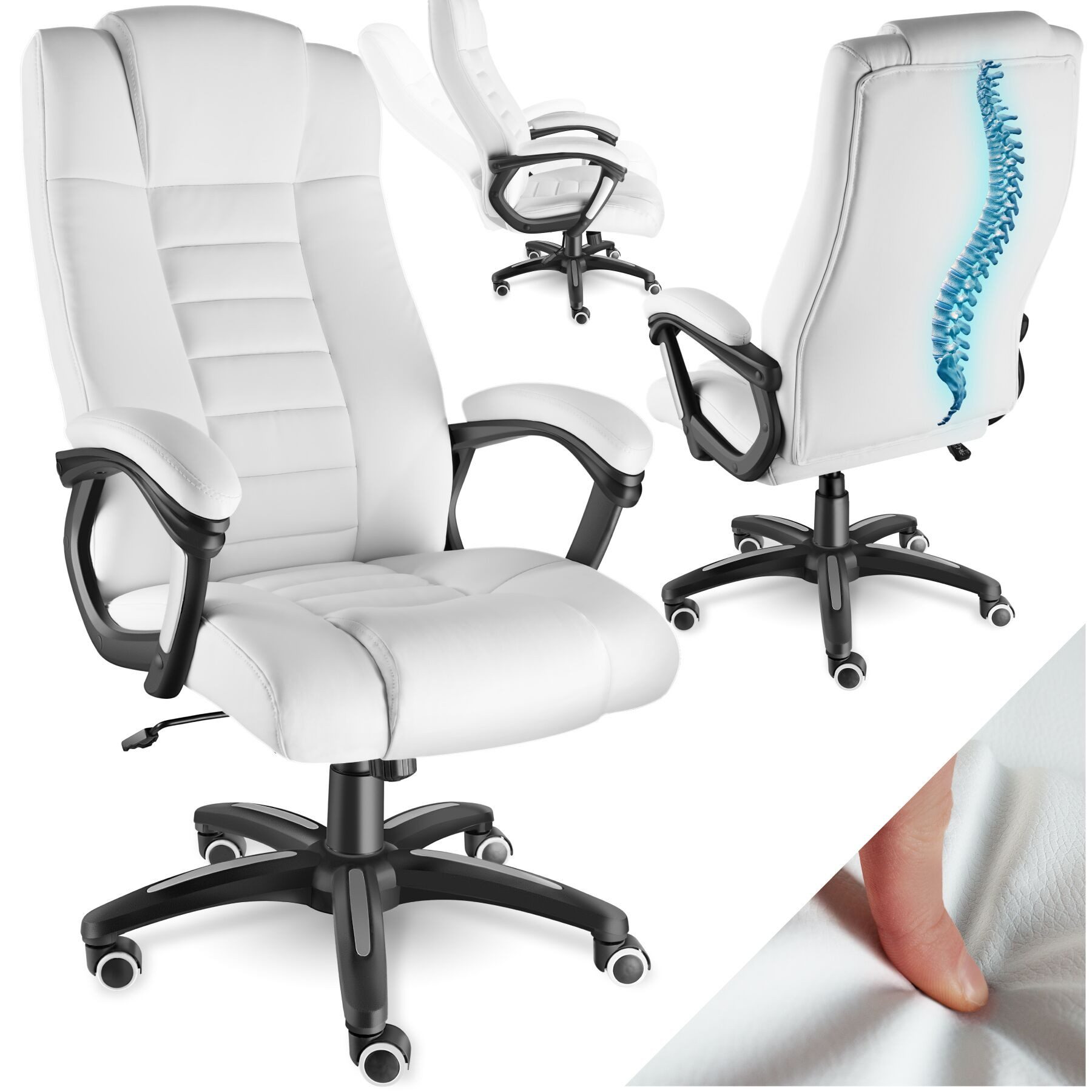 tectake Chefsessel Bürostuhl (Set., 1 St), günstig online kaufen