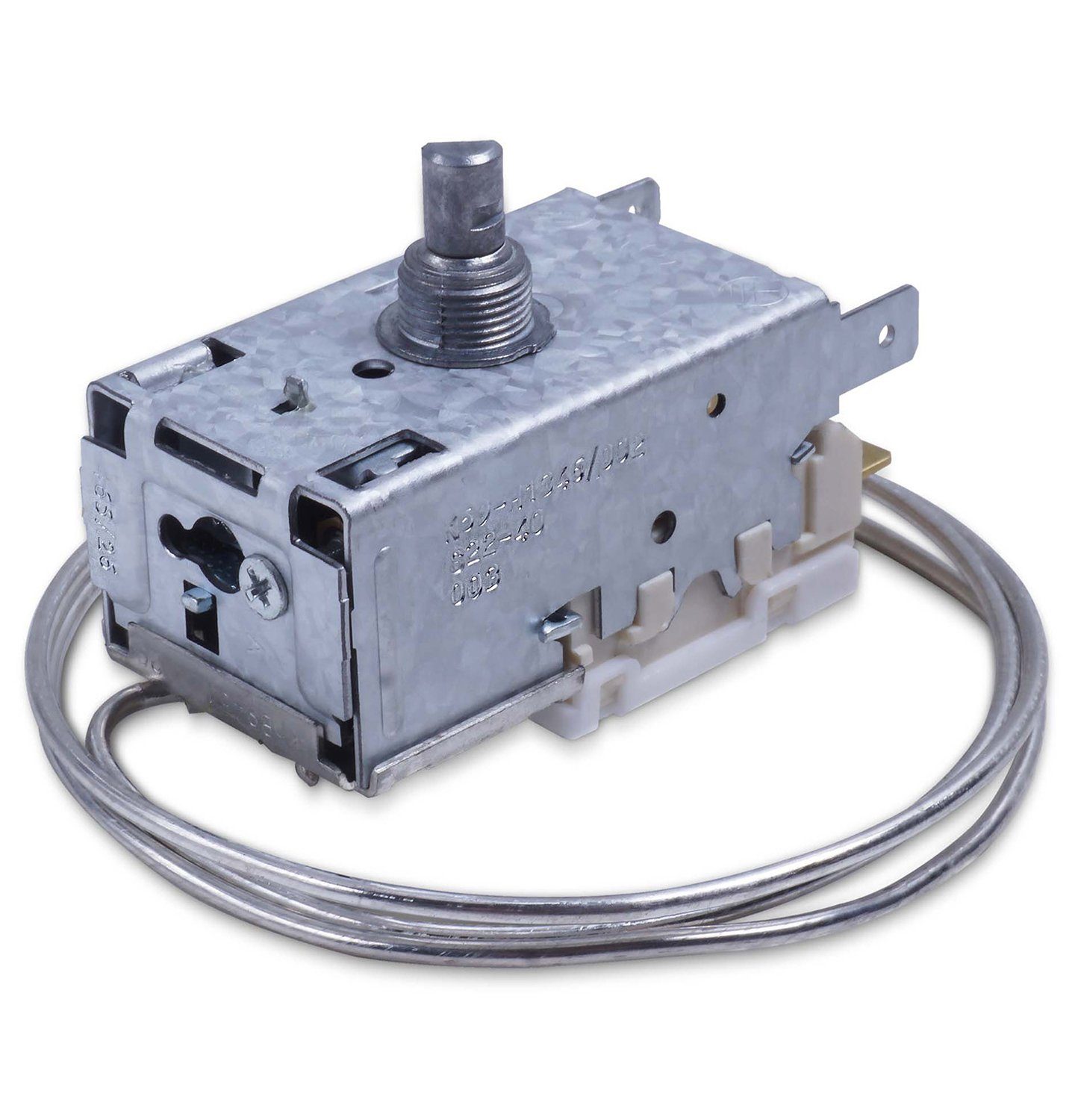 VIOKS Thermodetektor Thermostat Ersatz für Ranco K59-H1346, mit 3 x 4,8 mm AMP für Kühlschrank