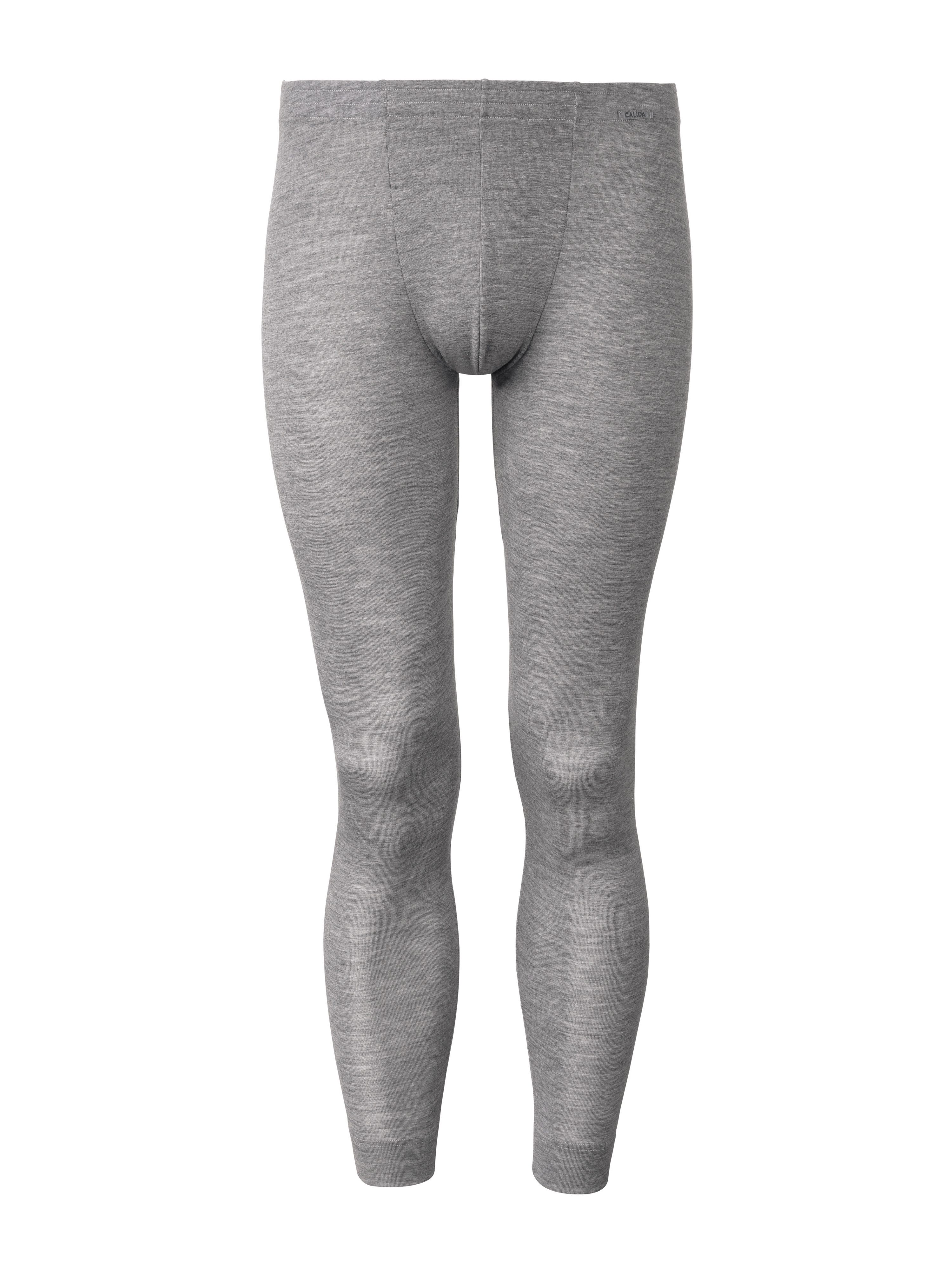 CALIDA Leggings Wool & Silk wärmend, atmungsaktiv, Feinripp-Qualität, Melè- günstig online kaufen
