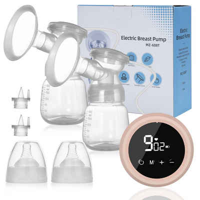 Randaco Doppelmilchpumpe Milchpumpe Elektrisch, BPA-frei Ultra Leise Wiederaufladbare