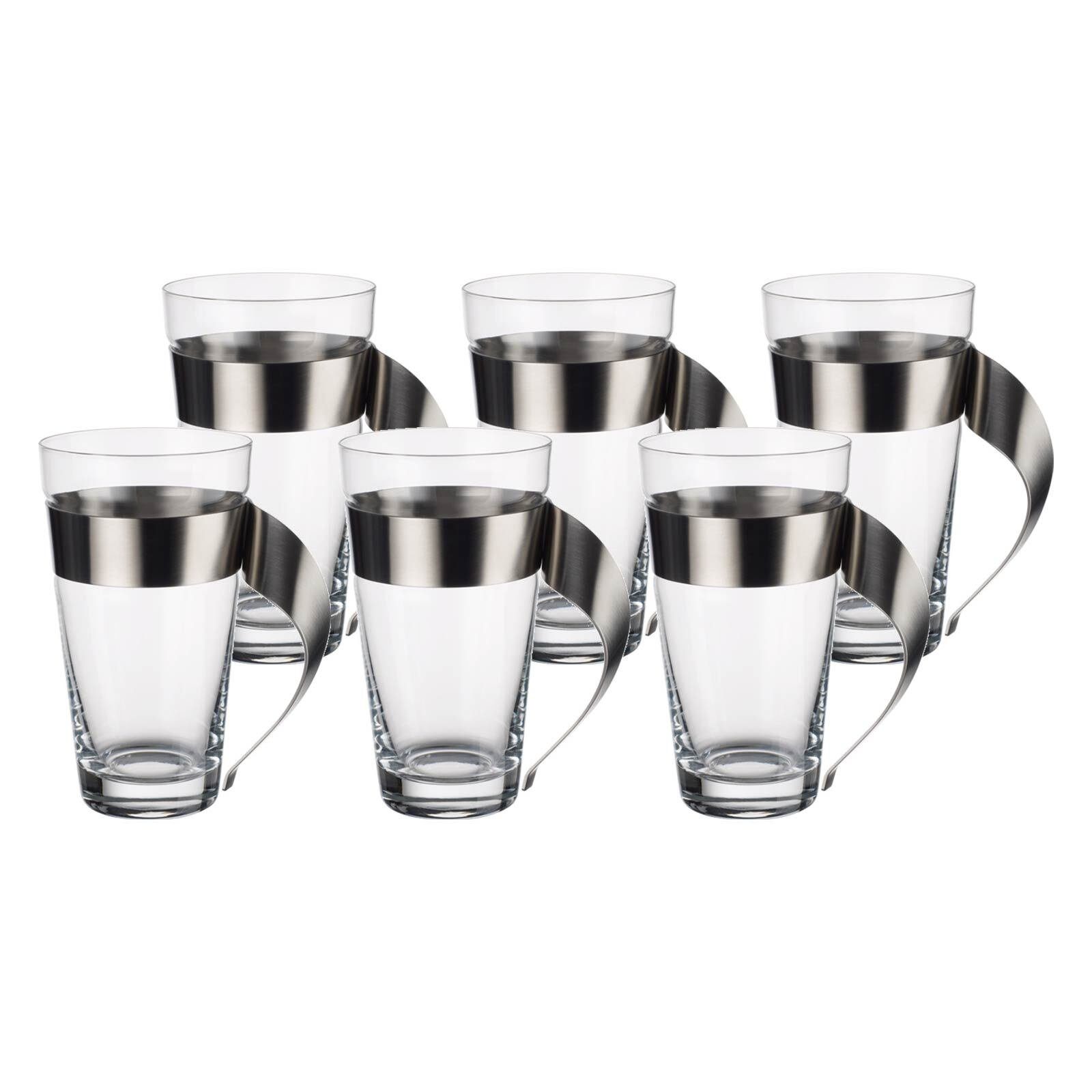 Villeroy & Boch Latte-Macchiato-Glas NewWave Latte Macchiato-Gläser 500 ml 6er Set, Glas