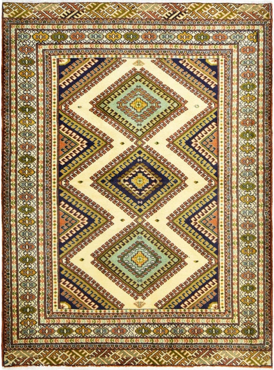 Schockierender Sonderpreis Orientteppich Turkaman 129x179 6 mm rechteckig, Orientteppich Höhe: Trading, Nain Perserteppich, / Handgeknüpfter