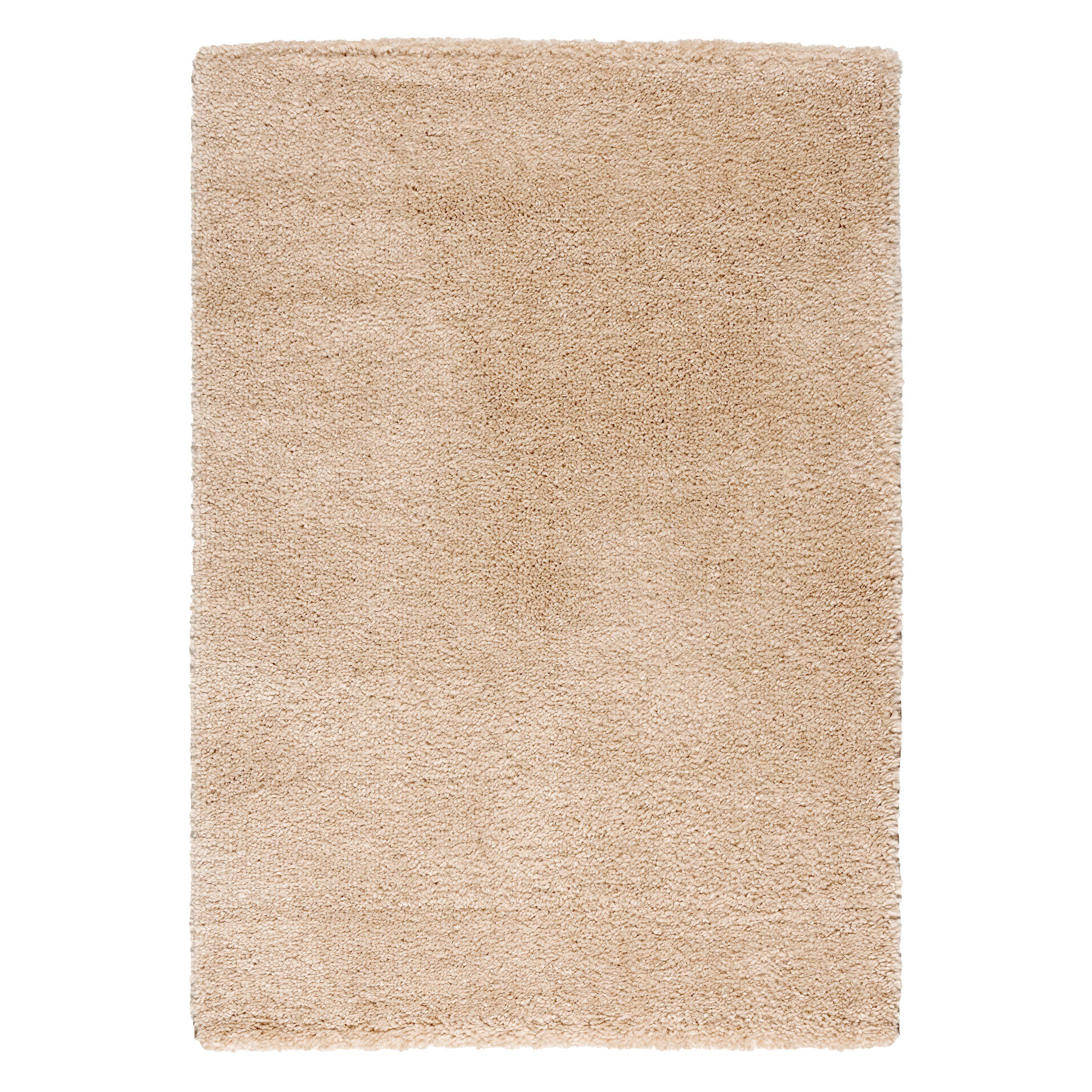 modern Diele Shaggy Teppich Wohnzimmer, uni, Höhe: Hochflor Sehrazat, Kinderzimmer, Büro, Teppich, zeitlosem mm, Flur, mit Teppich Muster, Schlafzimmer, Langflor Teppich für rechteckig, 30 beige Design, Esszimmer,