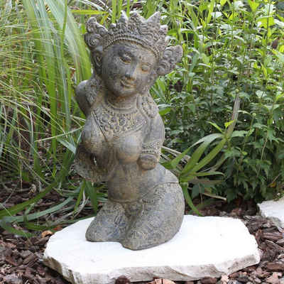 Oriental Galerie Dekofigur Dewi Gartenfigur aus Lavastein 60 cm (1 St)