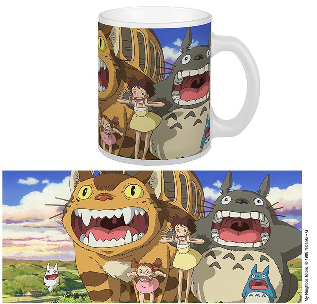 Mein Ghibli Tasse & Tasse Totoro Totoro Nekobus Studio SEMIC Nachbar