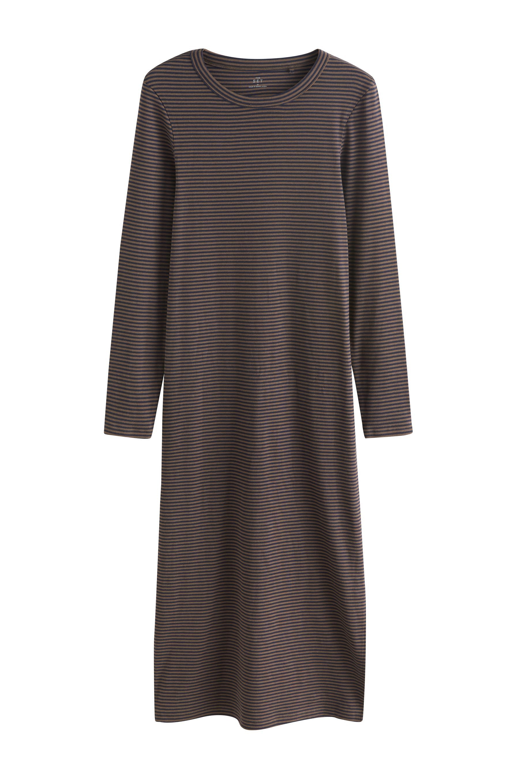 The Set Midikleid The Set gerippte Midikleider, 3er-Pack (3-tlg) günstig online kaufen