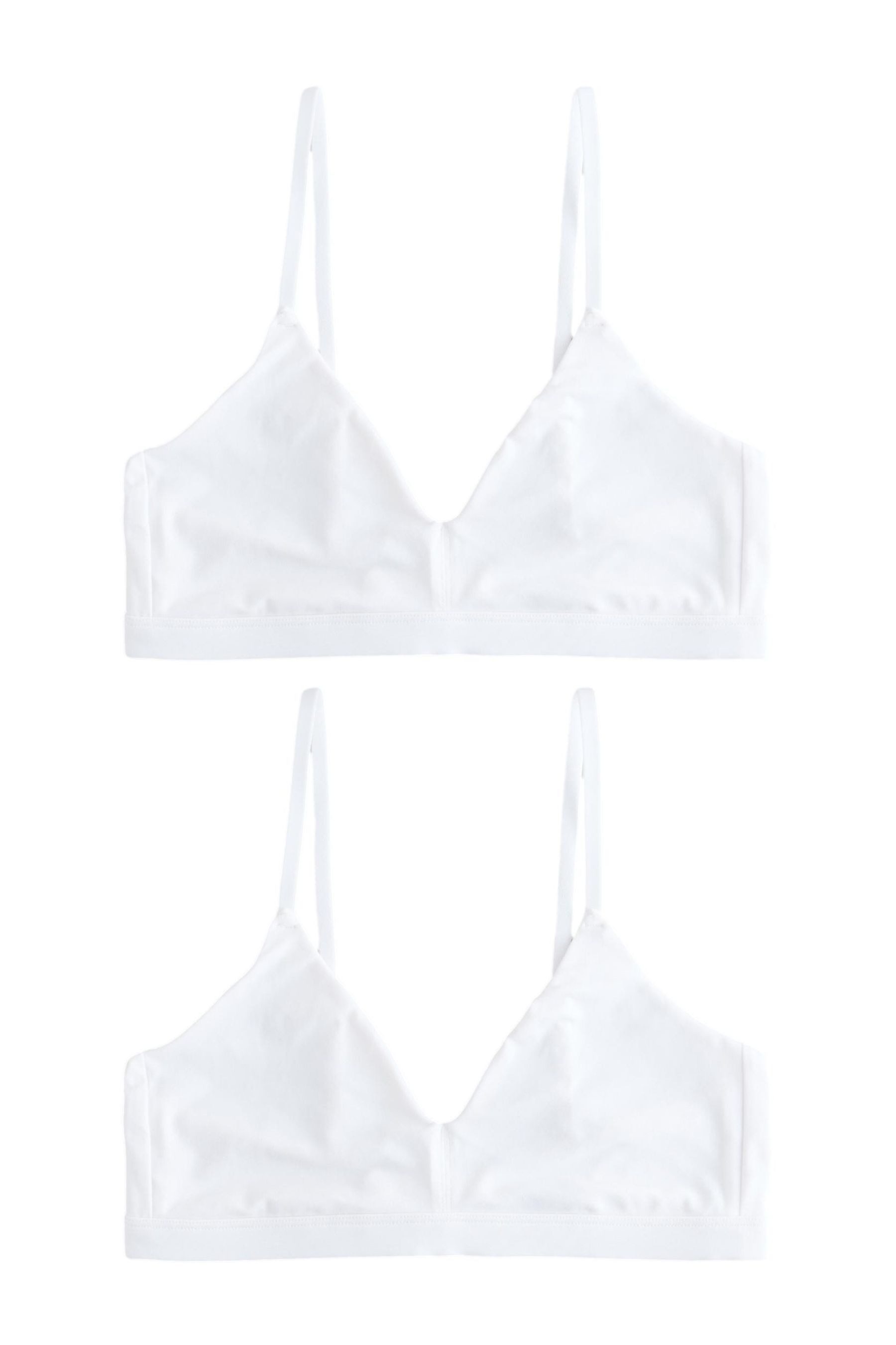 Teenie-BH Triangel-Bralettes, 2er-Pack