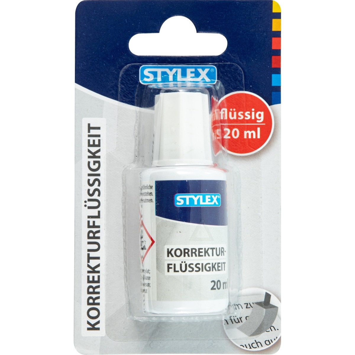 STYLEX Tintenkiller STYLEX Korrekturflüssigkeit weiß 20ml Blister