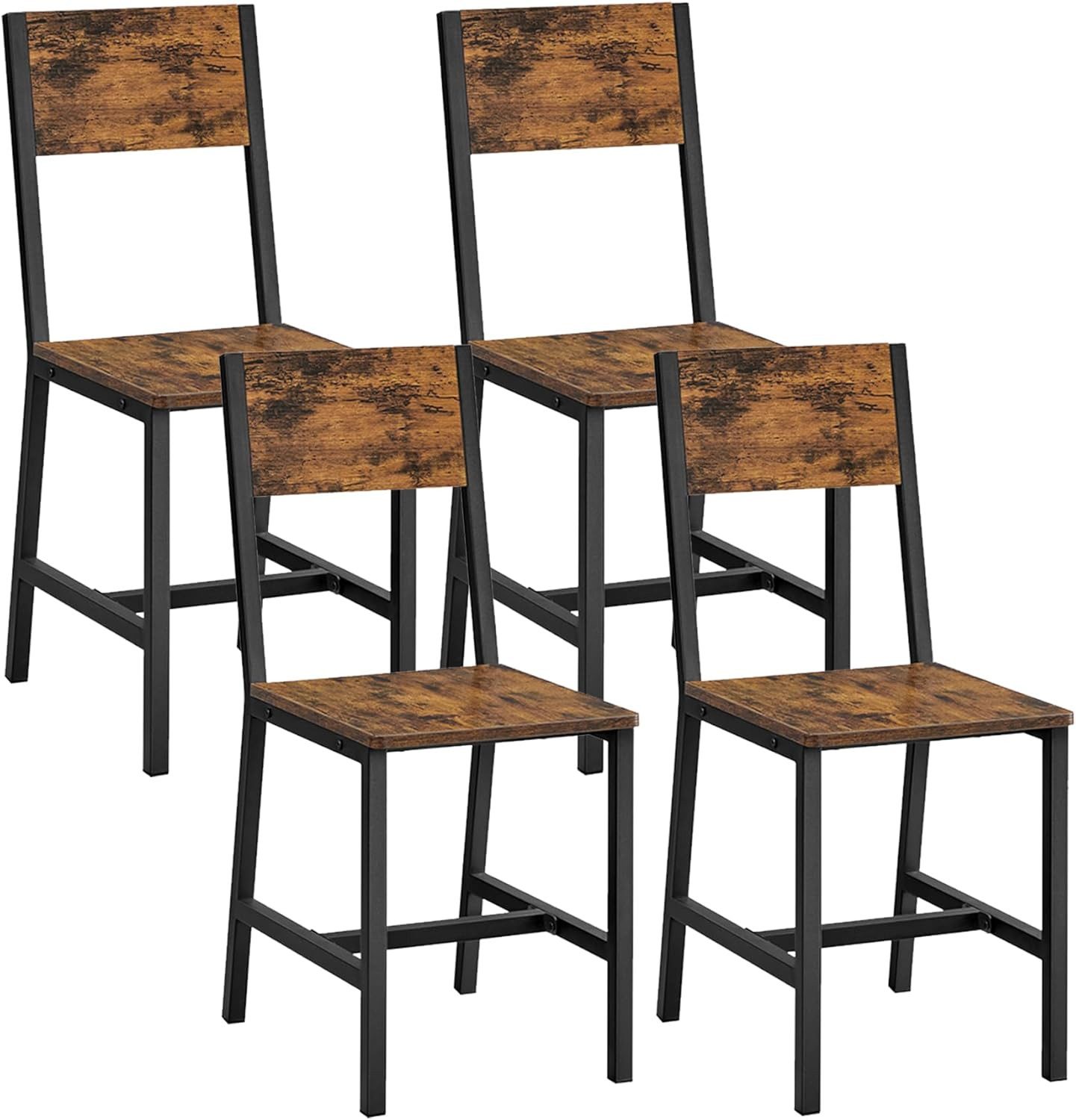 VASAGLE Esszimmerstuhl (4 St), Holzstuhl Küchenstühle für günstig online kaufen