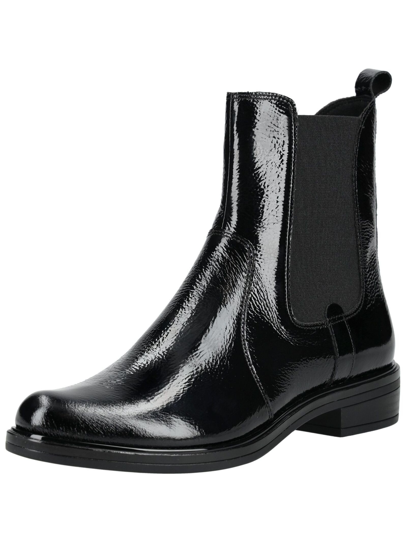 Stiefelette Leder/Textil . Stiefelette
