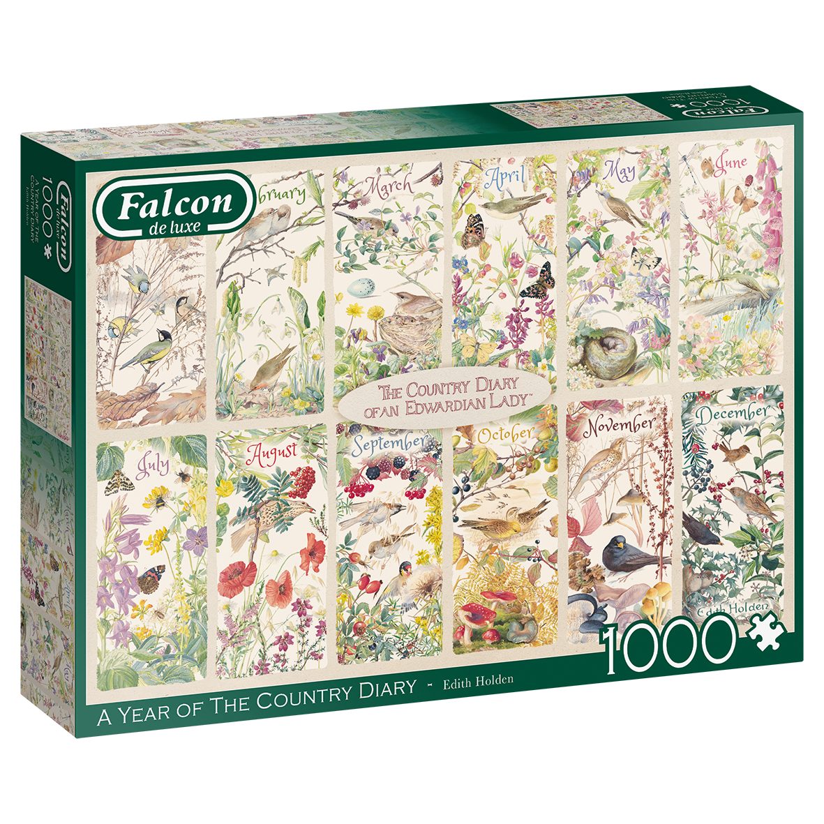 Jumbo Spiele Puzzle A Year of the Country Diary 1000 Teile Puzzle, 1000 Puzzleteile, Made in Europe
