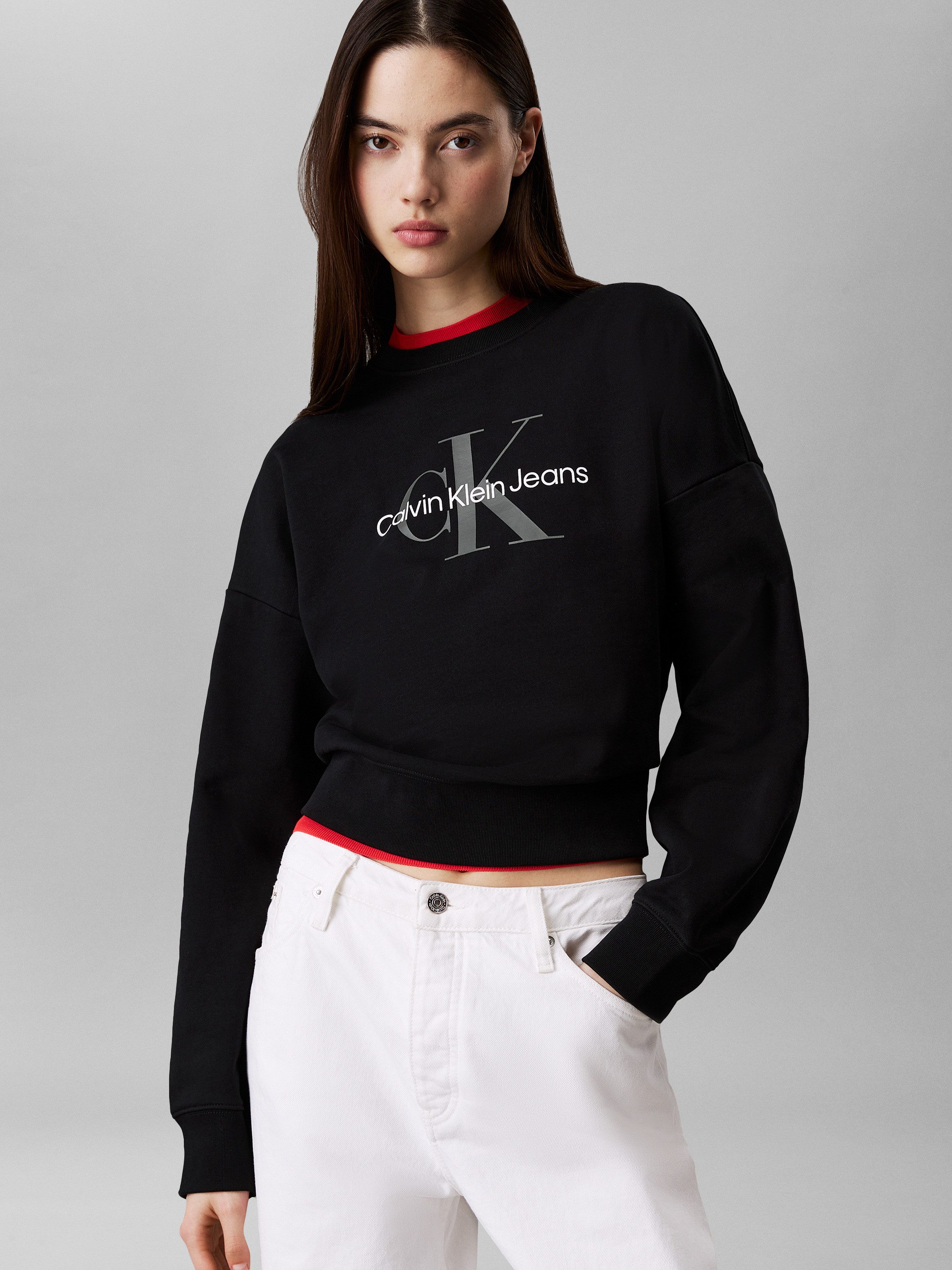 Calvin Klein Jeans Sweatshirt LS MNLG günstig online kaufen