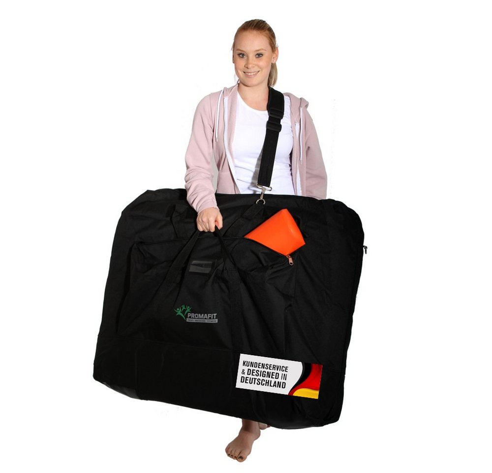 Duke-Handel Massageliege Transporttasche Tragetasche Massageliege Exklusiv (1-St), Tragetasche mit abnehmbarem Schultergurt
