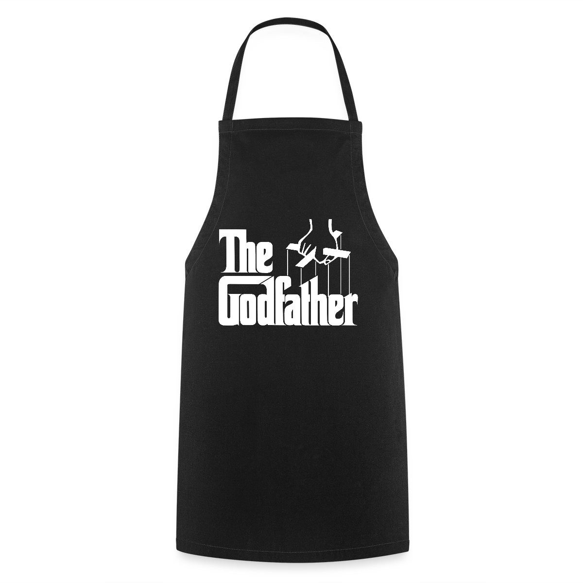 Spreadshirt Kochschürze Der Pate The Godfather Logo Marionette Mafia Film Kochschürze, (1-tlg)
