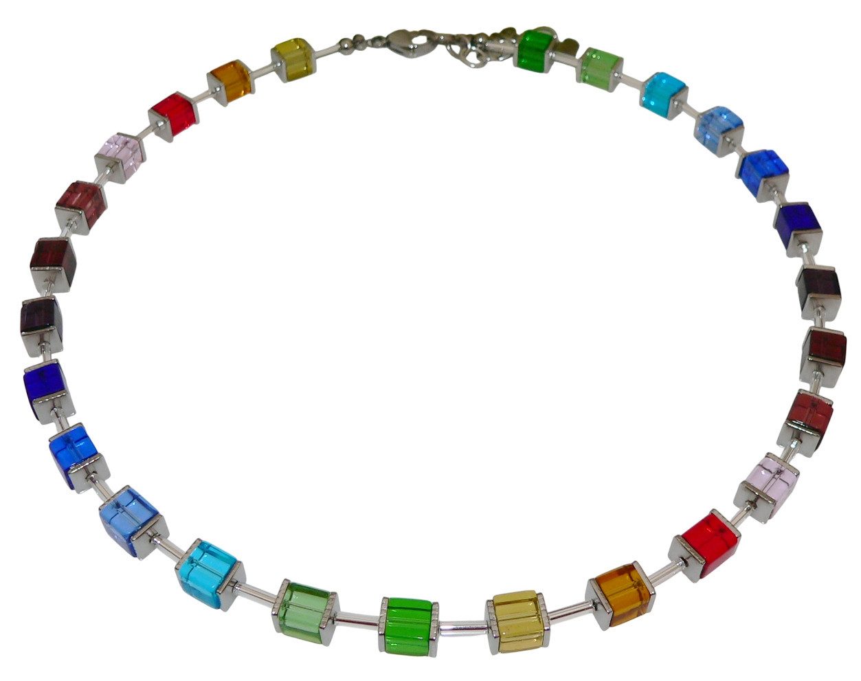 traumschmuck Collier 229. Würfelkette Halskette Cube günstig online kaufen