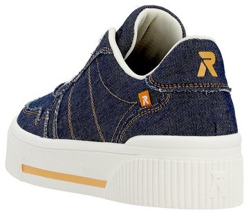 Rieker EVOLUTION Plateausneaker mit herausnehmbarer Einlage, Freizeitschuh, Halbschuh, Schnürschuh