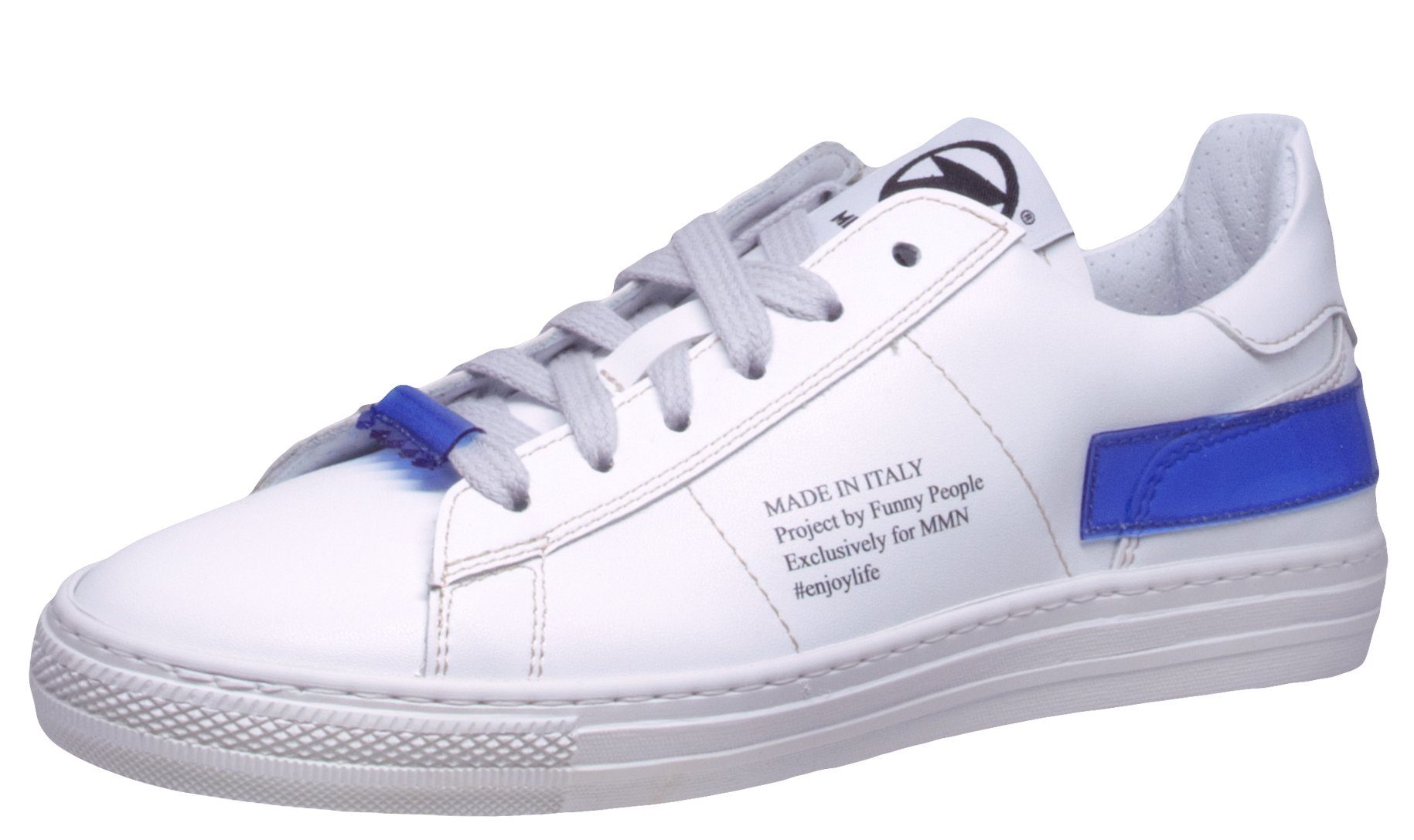 Momino Sneaker von Momino 4040 Teen Sport Halbschuhe Leder Weiß Sneaker