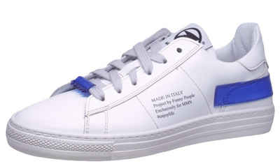 Momino Sneaker von Momino 4040 Teen Sport Halbschuhe Leder Weiß Sneaker