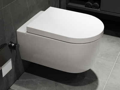 SSWW Tiefspül-WC »SSWW ALPHA Design Hänge-Dusch-WC Taharat Toilette«