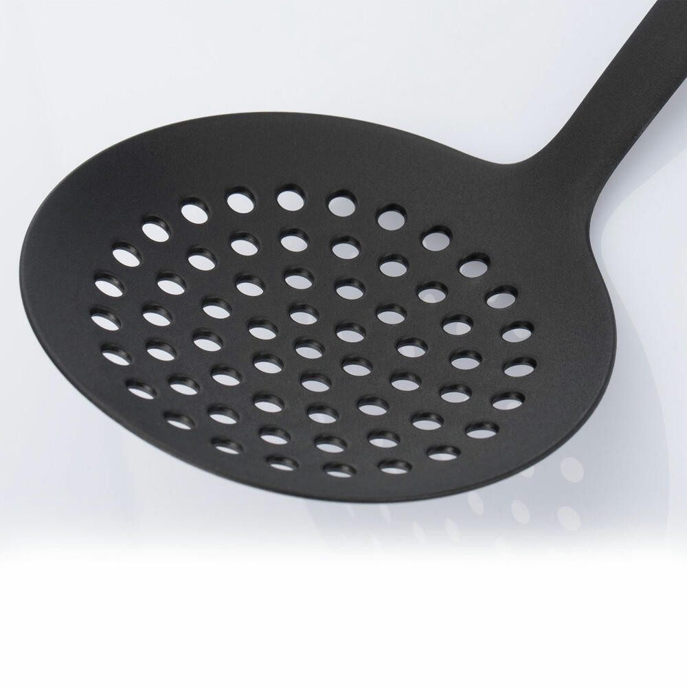 WESTMARK Schaumlöffel Schöpf-/Abseihlöffel, Länge: 32,2 cm, Gentle, Schwarz