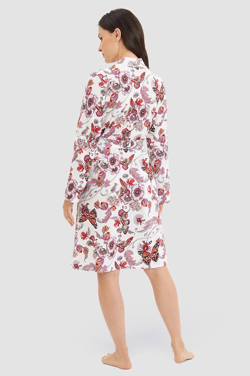 Rösch Damenbademantel 1253305, Knielang, Bauwolle günstig online kaufen