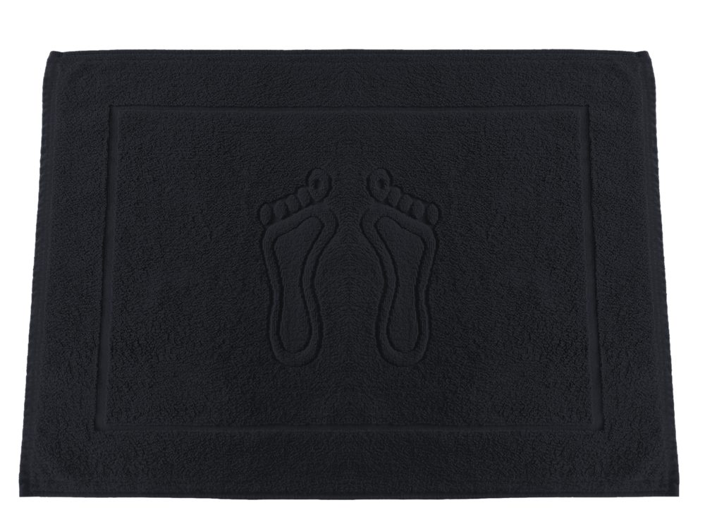 MatratzenL.A.B® Badematte 650 g/m² Blauer Schwan®, 100% Baumwolle, 50x70 cm, Badvorleger, Duschvorleger, Duschmatte Frottee
