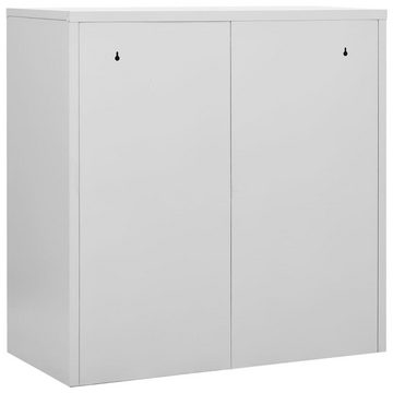 vidaXL Aktenschrank Schließfachschränke 5 Stk Hellgrau und Blau 90x45x92,5cm Stahl