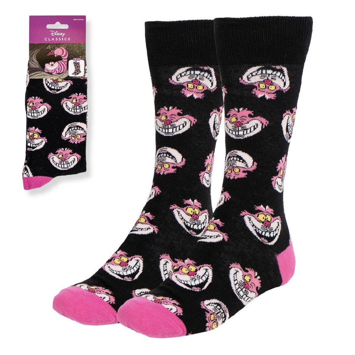 Socken Disney Alicia Socken Erwachsene 36-43 Baumwoll-Mix Bequeme Strümpfe