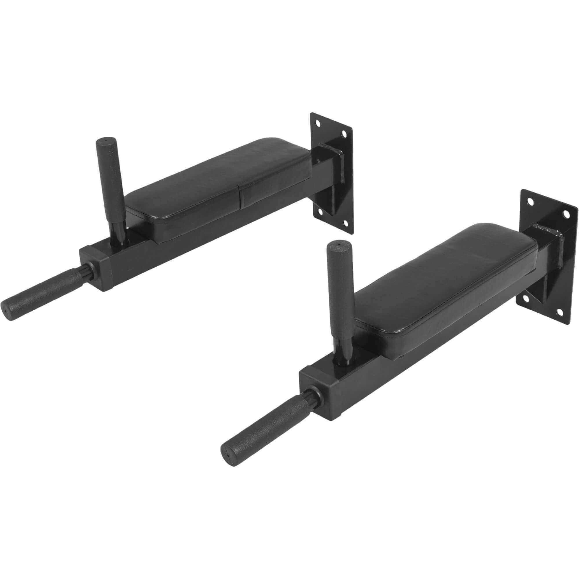 Kraftstation Dip Station, zur Wandmontage, 200 kg Belastbar, mit Polsterung, Stahl