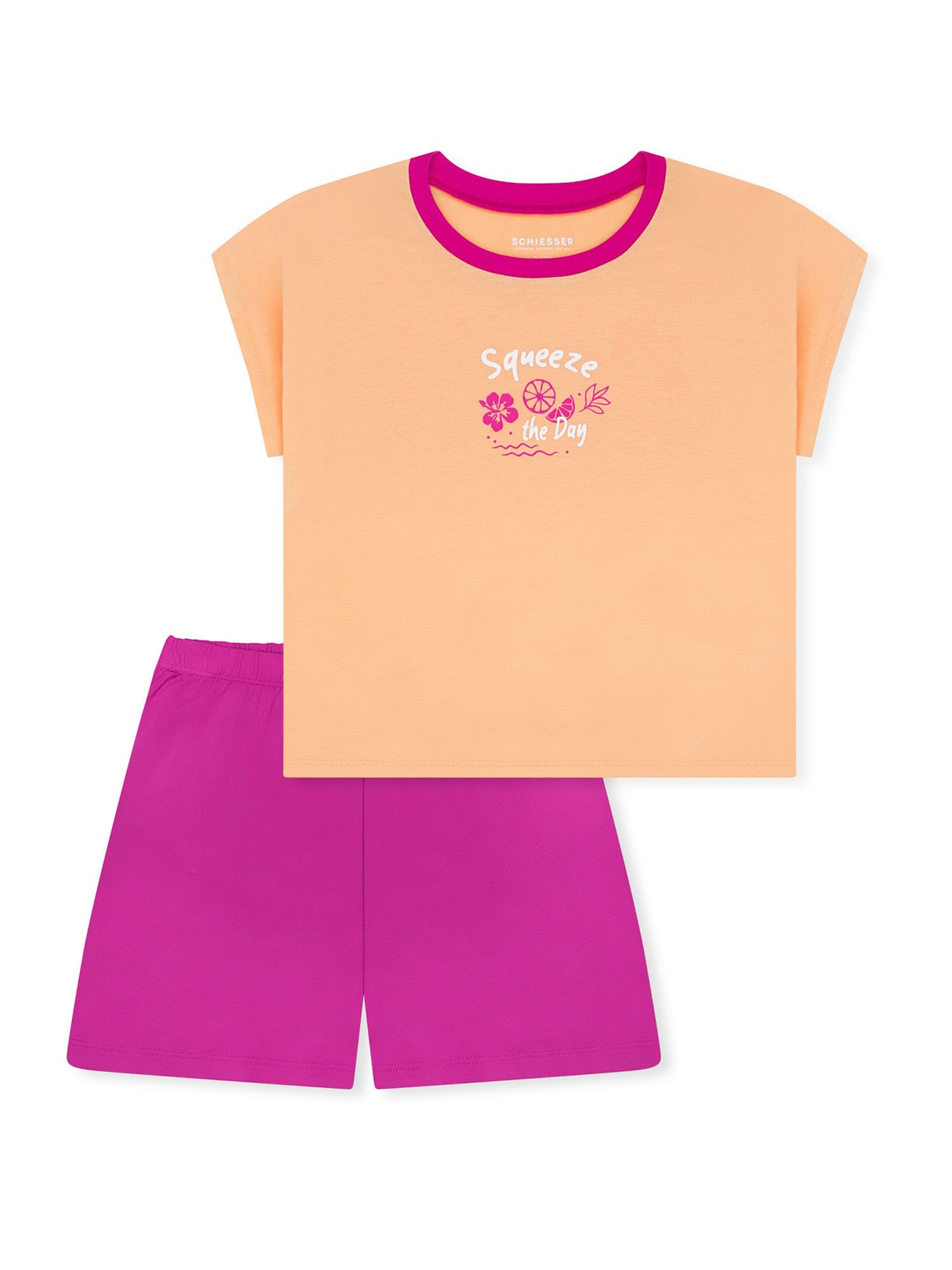 Schiesser Pyjama Nightwear (2 tlg) Schlafanzug, Pyjama Set, Nachtwäsche