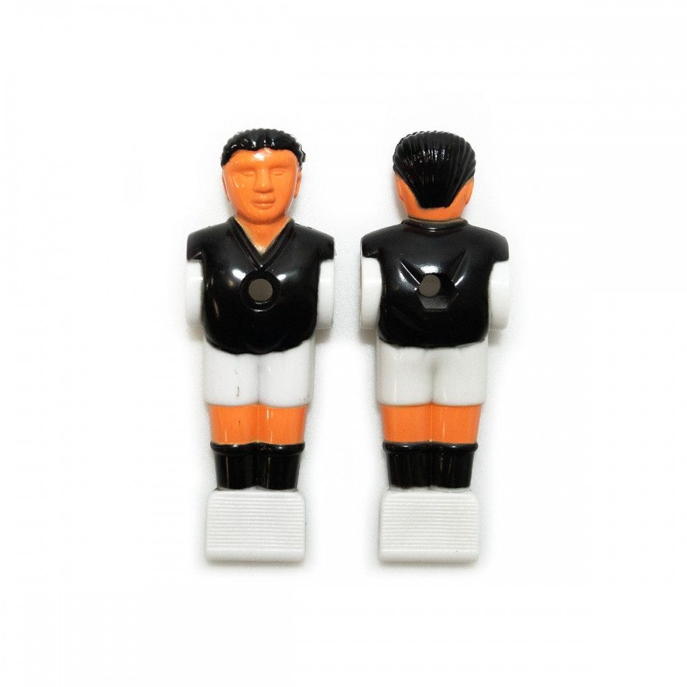 Bandito Kickertisch Bandito Kickerfigur Profi schwarz/weiß, Tischkickerfigur (Profi-Ausführung, Profi-Ausführung in schwarz/weiß), Profi-Ausführung in schwarz/weiß