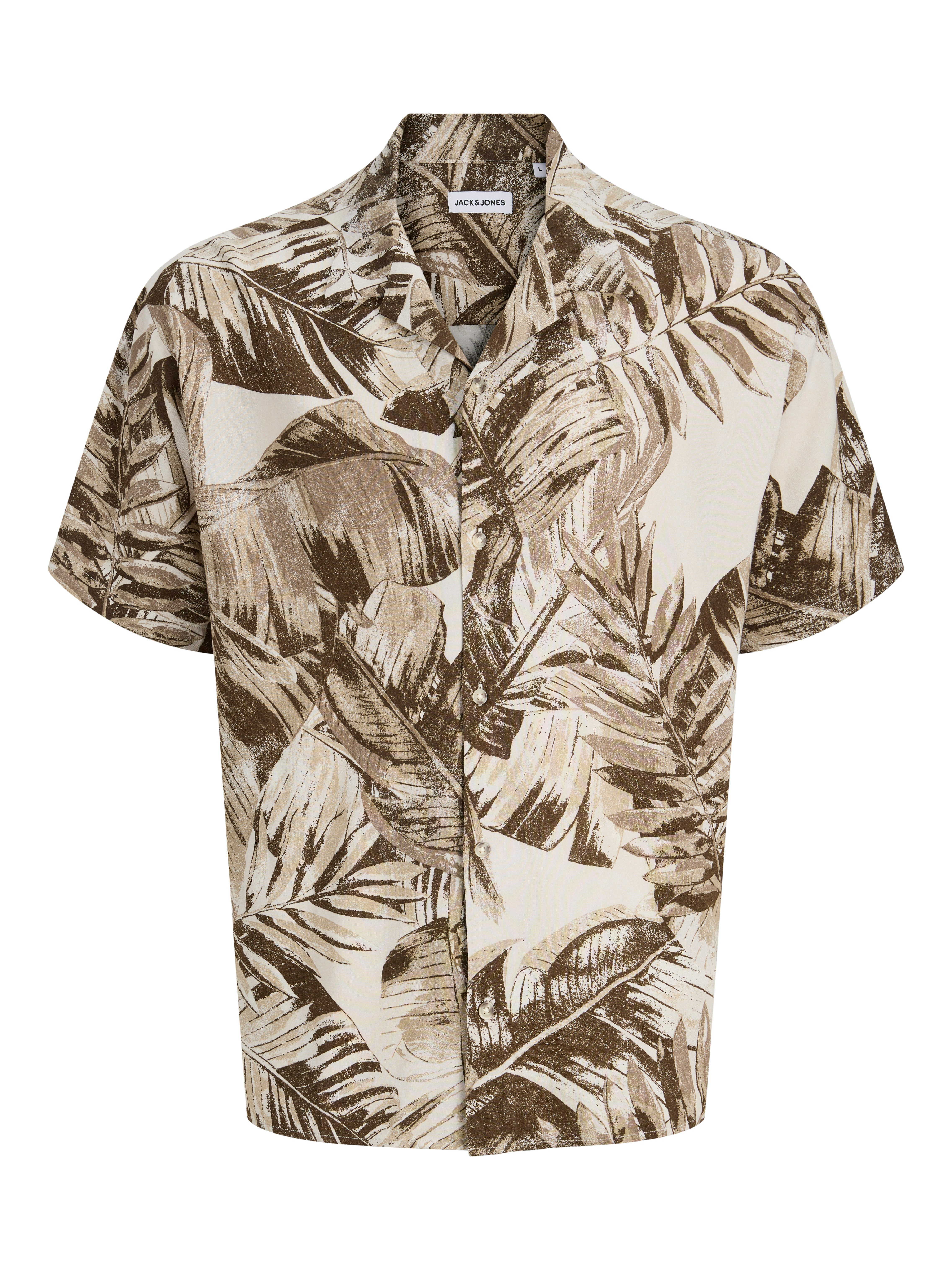 Jack & Jones Kurzarmhemd JJEJEFF RESORT AOP SHIRT S/S LN