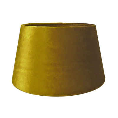 colmore Лампиschirm Лампиschirm Tisch Gold Samt Rund E27, Samt