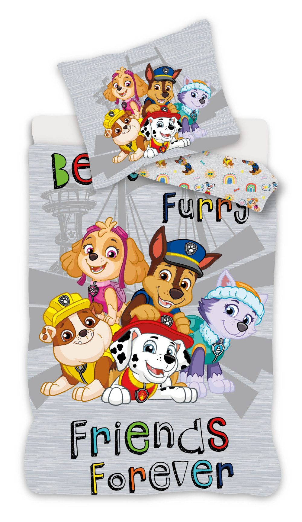 PAW PATROL Bettwäsche Paw Patrol Grey günstig online kaufen