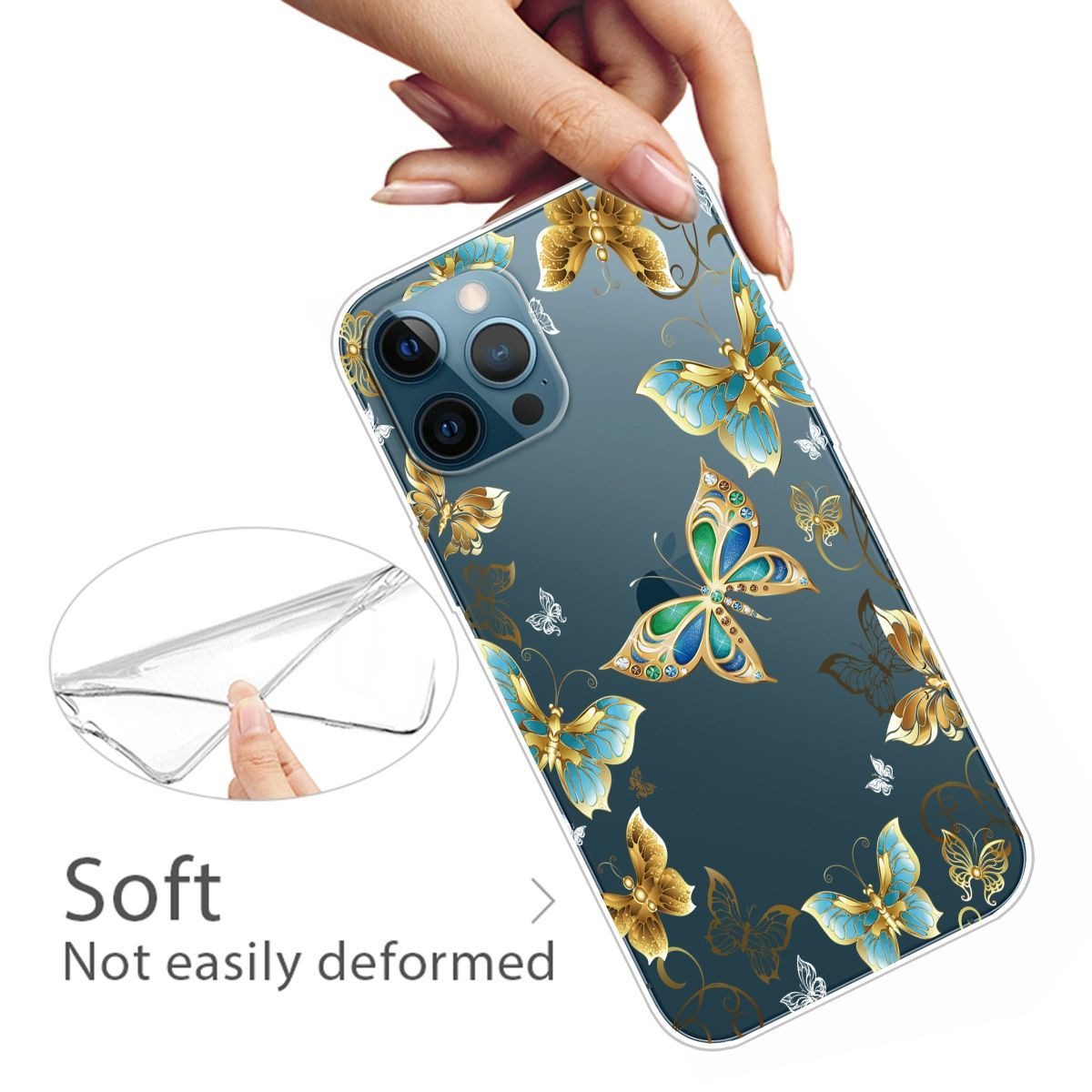 König Design Handyhülle Apple iPhone 13 Pro, Schutzhülle Case Cover Backcover Etuis Bumper