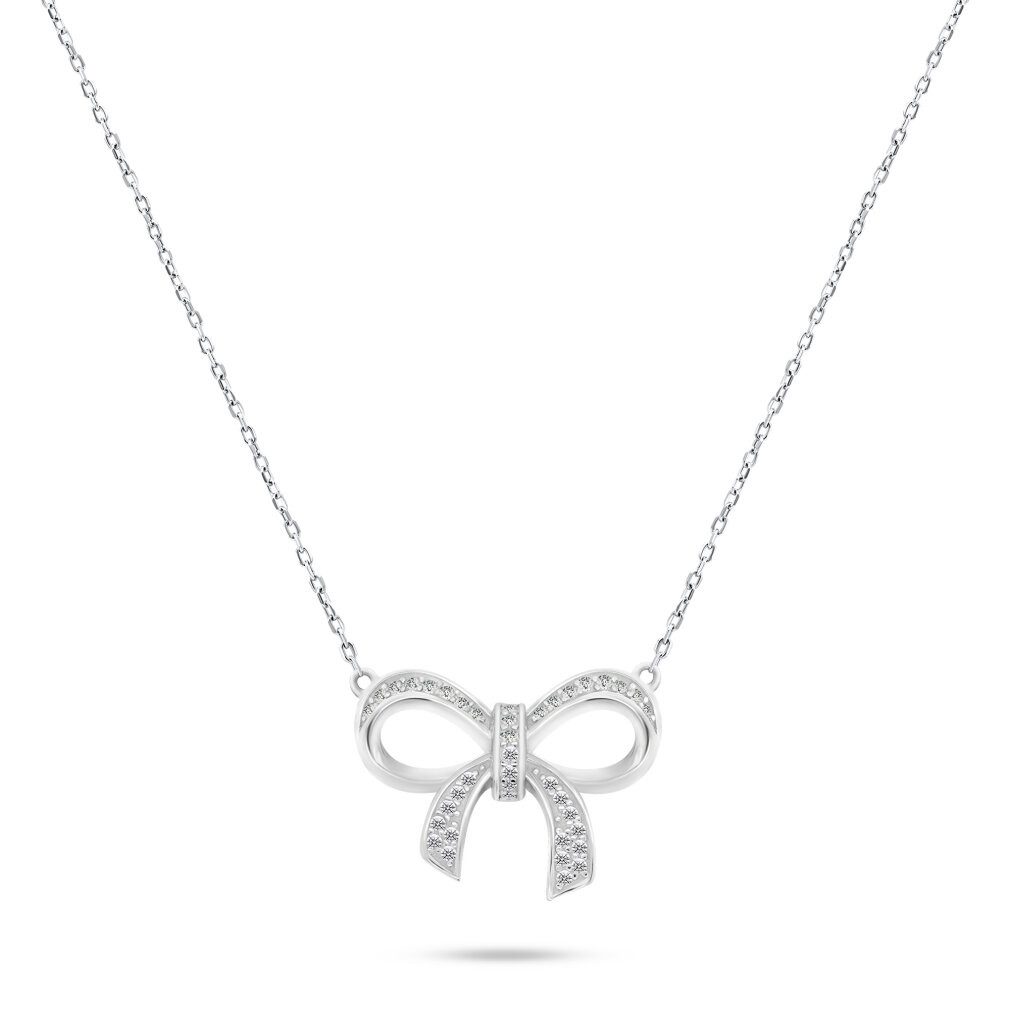 Kette mit Einhänger Charming silver necklace Bow NCL55W