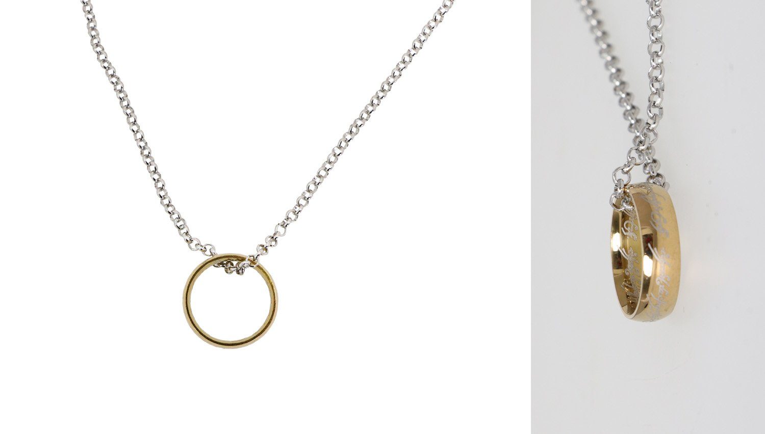 CHAKS Kostüm Ringträger Halskette mit graviertem Ring - Filmacc